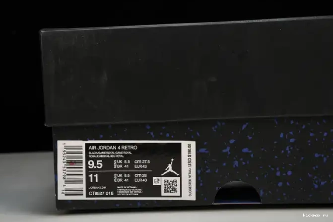 Cheap MAX Game Royal 4 CT8527-018 Black Jordan Retro 0608